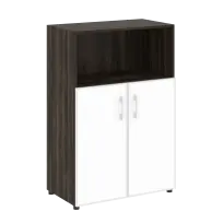 Шкаф LT.ST-2.2 R white Yalta / Дуб Мали – Стекло White 800×450×1195