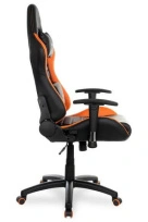 Геймерское кресло BX-3827/Orange кожа PU+сетка Черный/Оранжевый / крестовина пластик