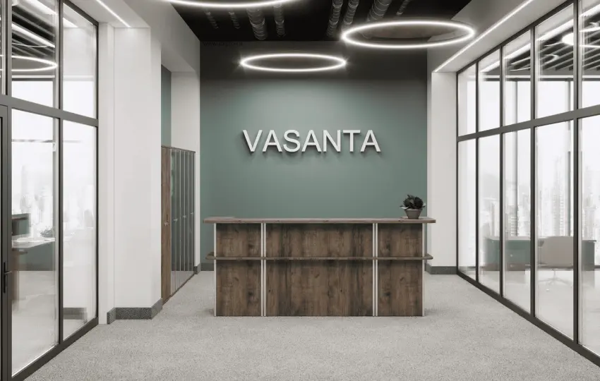 Стойка ресепшен Vasanta цвет Дуб кобург