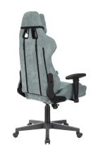 Кресло игровое Бюрократ VIKING KNIGHT LT28 FABRIC серо-голубой