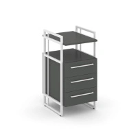 Тумба для документов приставная Rift Direct RF.TPRR-001 Дуб Табак / Металл Черный 424×500×821