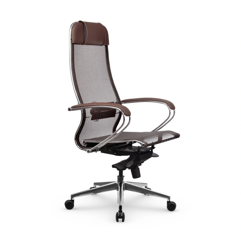 Кресло для руководителя Samurai S-1.041 Infinity Easy Clean темно-коричневый