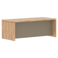 Стол для руководителя TLST 209H Сосна Эдмонт Z/Серо-голубой 2000×900×750 TORR LUX