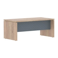 Стол для руководителя TLST 189 Сосна Эдмонт Z/Серо-голубой 1800×900×750 TORR LUX