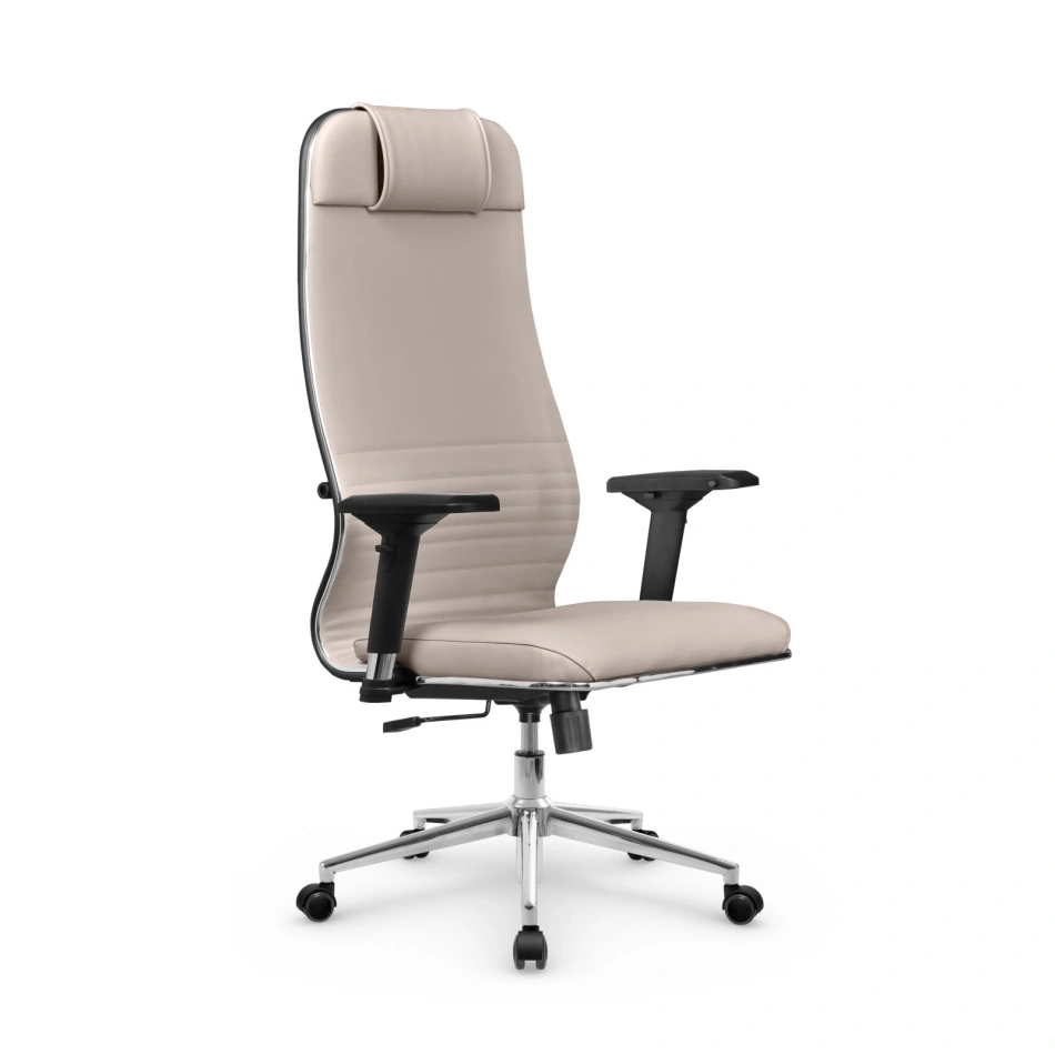 Кресло для руководителя Метта L 1m 38K2/4D_17852_Infinity Easy Clean_светло-бежевый