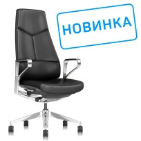 Кресло для руководителя Zen 01E Черный/Хром