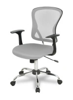 Кресло офисное College H-8369F/GREY Серый акрил / Крестовина хром