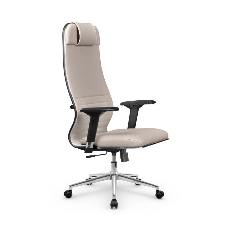 Кресло для руководителя Метта L 1m 38K2/4D_17852_Infinity Easy Clean_светло-бежевый