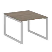 Metal System Quattro Перег. стол (1 столешница) на О-образном м/к 50БО.ПРГ-1.1 Акация/Антрацит металл 1000*1235*750