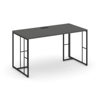 Стол офисный Rift RF.SP-014 Дуб Табак/Металл Черный 1580×700×750