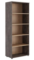 Шкаф для документов с глухими дверьми закрытый Solid B SOB39152123 Дуб Шамони Светлый
