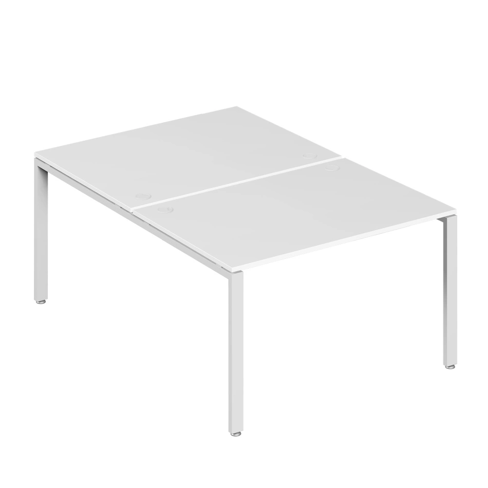 Бенч-система на 2 места Trend Metal TDM32218144 белый