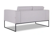 Диван офисный двухместный  i-Rest Euroforma / Рогожка Bahama Plus / Серый / 1448×800×750