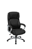 Кресло для руководителя Chairman CH665 / Экокожа / Черный