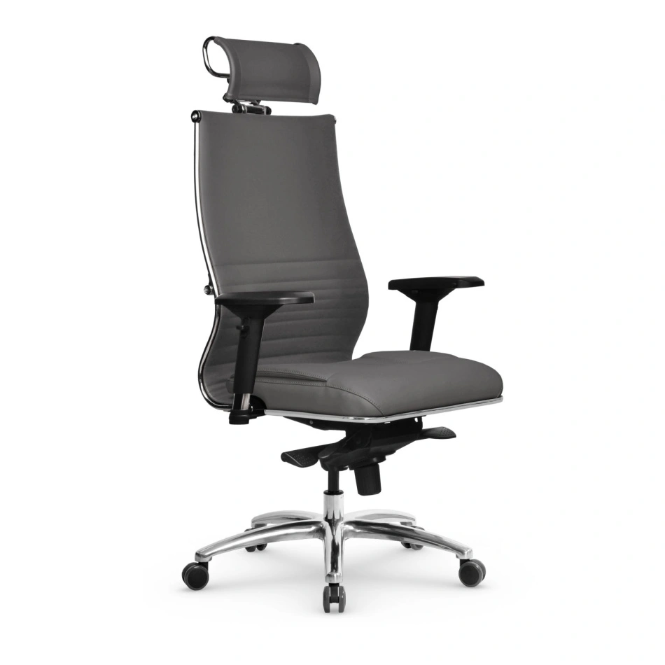 Кресло для руководителя Samurai KL-3.05 Infinity Easy Clean серый