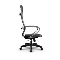 Кресло для руководителя Метта L 1m 42/K_17831_Кожа перфорированная NewLeather – Черный