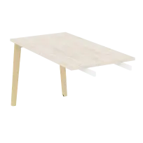 Onix Wood Direct Брифинг-приставка OW.BR-13 Белый бриллиант/Дуб светлый/Белый металл 1380*720*750
