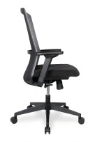 Кресло офисное College CLG-426 MBN-B Grey Спинка - сетка Серый / Сиденье - полиэстер Черный
