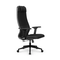 Кресло для руководителя Метта L 1m 38K2/4D_17832_Кожа перфорированная NewLeather – Темно-коричневый