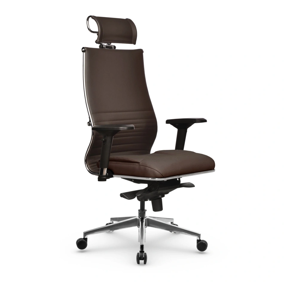 Кресло для руководителя Samurai KL-3.051 Infinity Easy Clean темно-коричневый