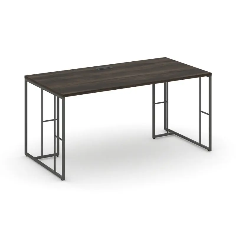 Стол для руководителя Rift Direct RF.SR-023 Дуб Мали / Металл Антрацит 1380×800×750