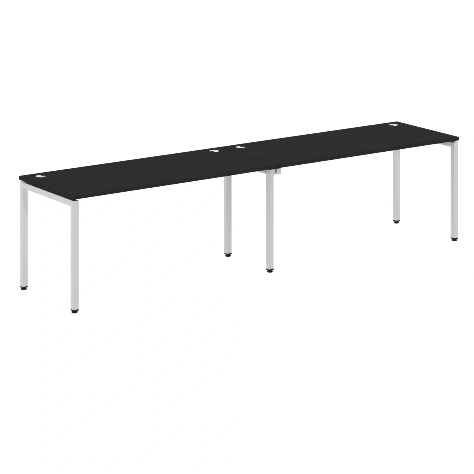 Стол 2-х местный XWST 3270 Дуб Юкон/Алюминий 3206x700x750 XTEN-S
