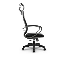 Кресло для руководителя Метта L 2c 46/K_17831_Кожа перфорированная NewLeather - Черный_Кожа перфорированная NewLeather - Черный