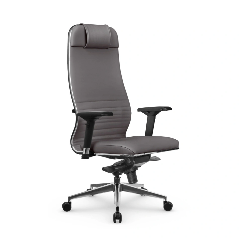 Кресло для руководителя Метта L 1m 38K2/4D_17839_Infinity Easy Clean_серый