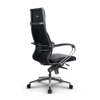 Кресло для руководителя Метта L 1c 44M/K_17839 Кожа перфорированная NewLeather – Черный