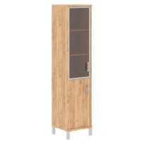Шкаф-колонка комбинированная B 431.4(L) Орех Даллас 475х450х2054 BORN
