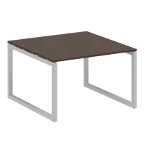 Metal System Quattro Перег. стол (1 столешница) на О-образном м/к 50БО.ПРГ-1.2 Акация/Антрацит металл 1200*1235*750