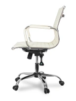 Кресло офисное College CLG-620 LXH-B BLACK Кожа PU Черный / Крестовина хром