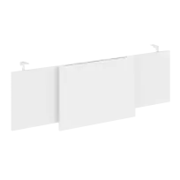 Onix Direct Lux Царга для стола руководителя O.M-CSR-4 Дуб мали/Хром 1340×450×54
