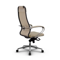 Кресло для руководителя Метта L 1m 38K2/K_17839_Кожа перфорированная NewLeather – Черный
