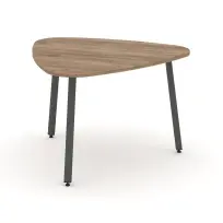 Стол для переговоров Style Project SN-4.SPRG-71.3 Акация Лорка/Металл Черный 1200×1200×750