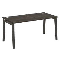 Onix Wood Стол офисный OW.SP-4.8 Дуб мали/Дуб светлый/Белый металл 1580×800×750