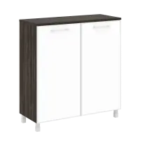 Шкаф квадратный LT.SD-1.4 R white Yalta / Дуб Мали – Стекло White 1098×452×1168