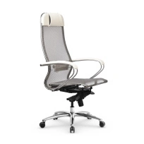 Кресло для руководителя Samurai S-1.04 Infinity Easy Clean черный плюс