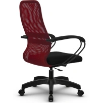 Кресло офисное Metta  SU-CP-8P (SU-СК130-8P) PL / Красный/Красный