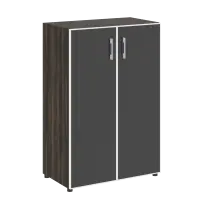 Шкаф LT.ST-2.4 R black Yalta / Дуб Мали – Стекло Black 800×450×1195