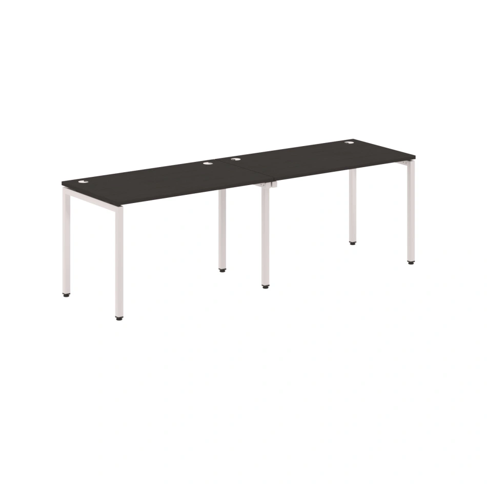 Стол 2-х местный XWST 2470 Дуб Юкон Модерн/Алюминий 2406х700х750 XTEN-S