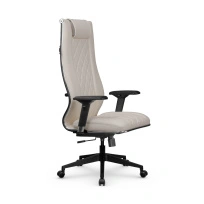 Кресло для руководителя Метта L 1m 50M/4D_17832_Кожа перфорированная NewLeather - Черный_Кожа перфорированная NewLeather - Черный