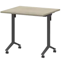 Стол мобильный складной Моби МБ25-80.70 Таксония/Белый