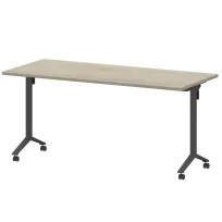 Стол мобильный складной Моби МБ25-160.70 Таксония/Белый