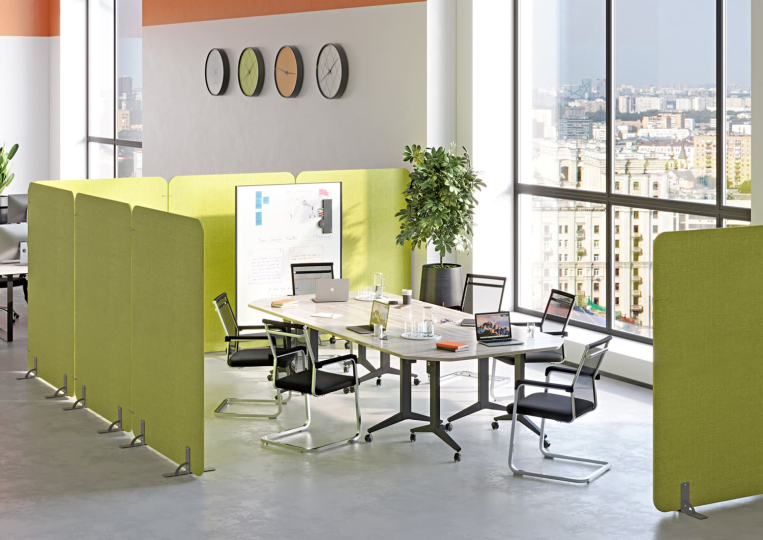 Офисные перегородки R-line soft цвет Romeo 02 - Серый Металл