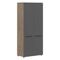 Шкаф для документов с глухими дверьми Morris Trend MHC 85.1 Сосна Нордик/Антрацит 854×423×1956