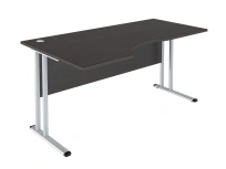 Стол эргономичный СА-1M(L) Мокачино/серебро 1600х900х755 Imago M