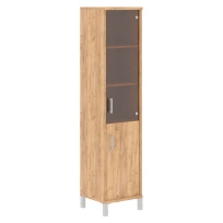 Шкаф-колонка комбинированная B 431.5(R) Орех Даллас 475х450х2054 BORN