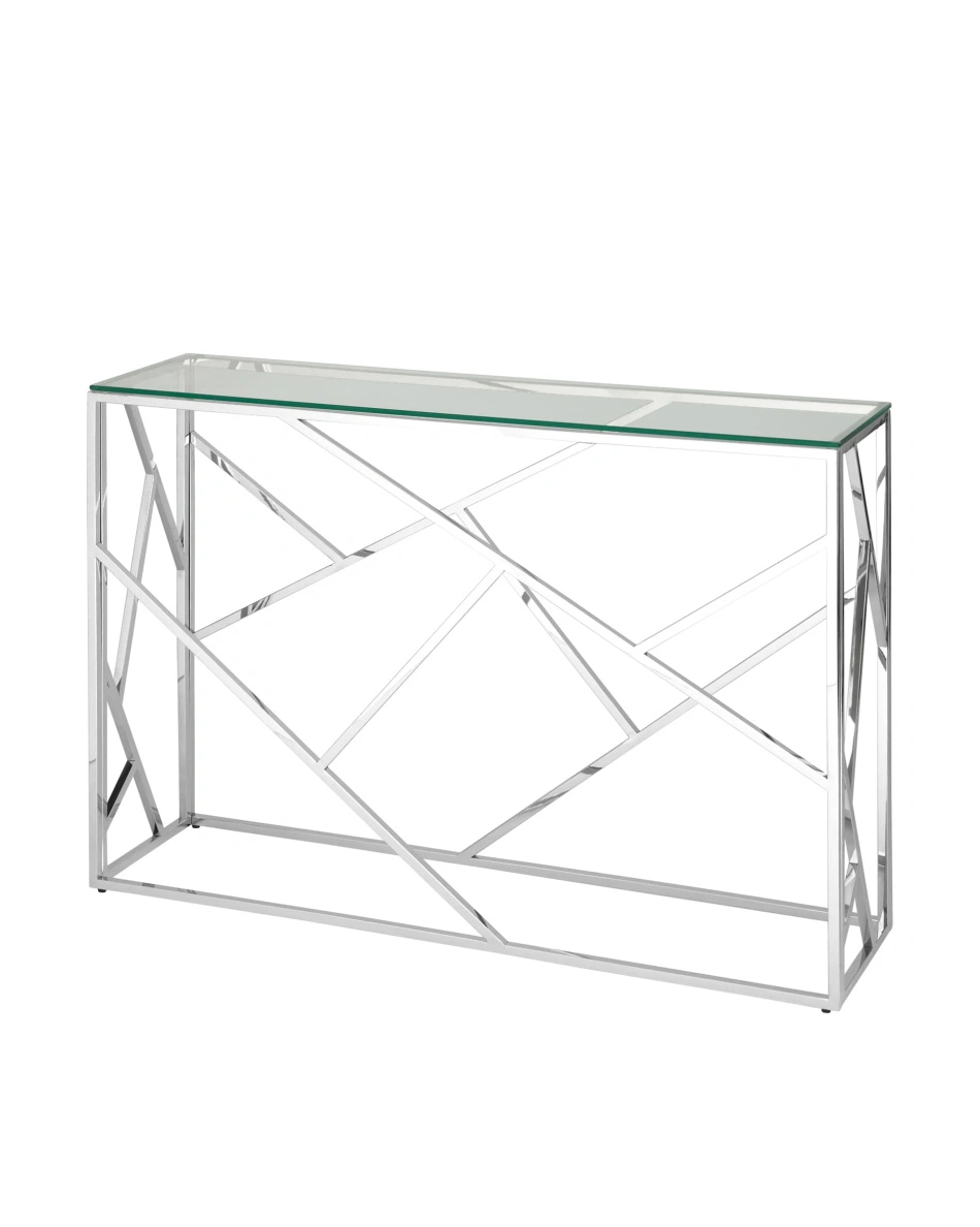 Консоль АРТ ДЕКО 115×30 серебро