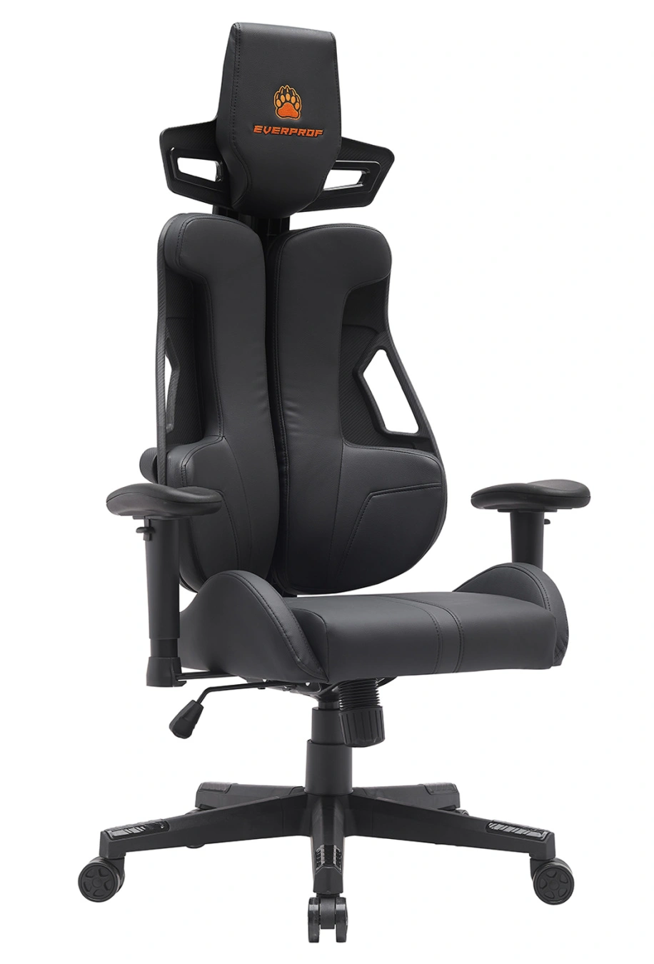 Кресло игровое  Everprof Serval Q Экокожа Черный